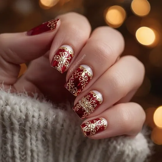 christmas ornament nails IMG01
