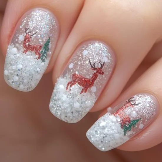 snow globe nails IMG04