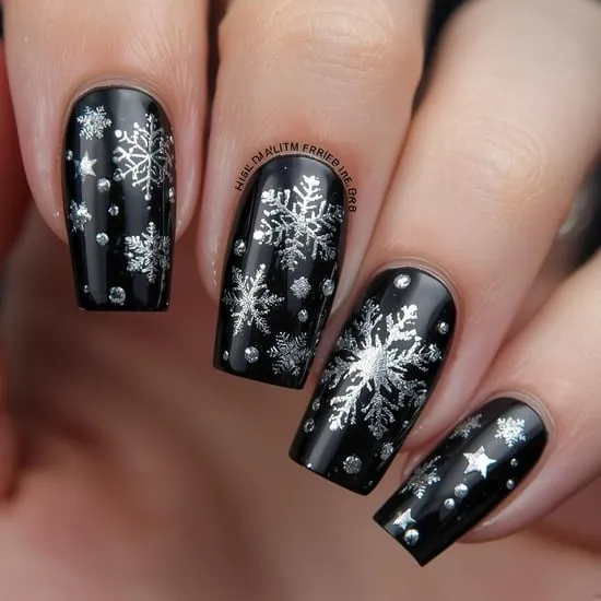 15+ Goth Christmas Nails IMG04