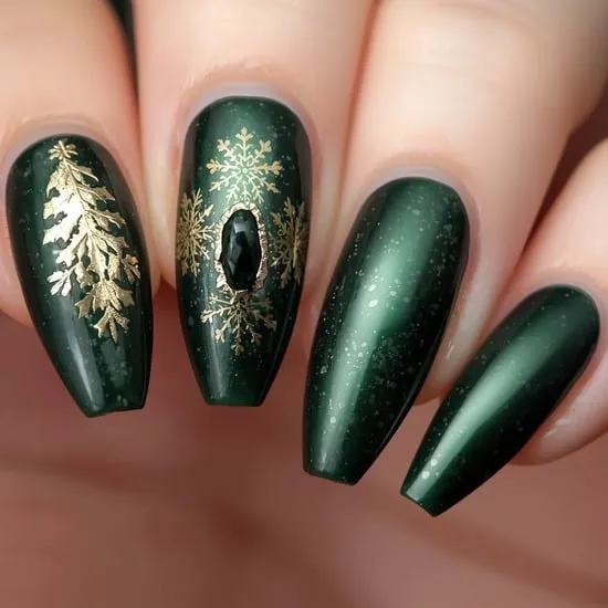 christmas stiletto nails IMG05