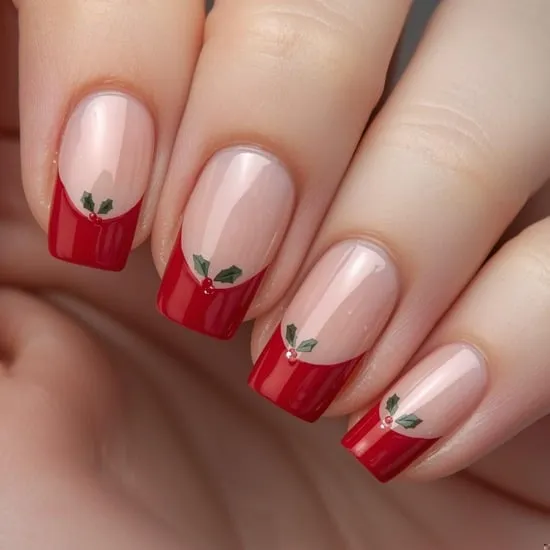 14+ christmas holly nails IMG05