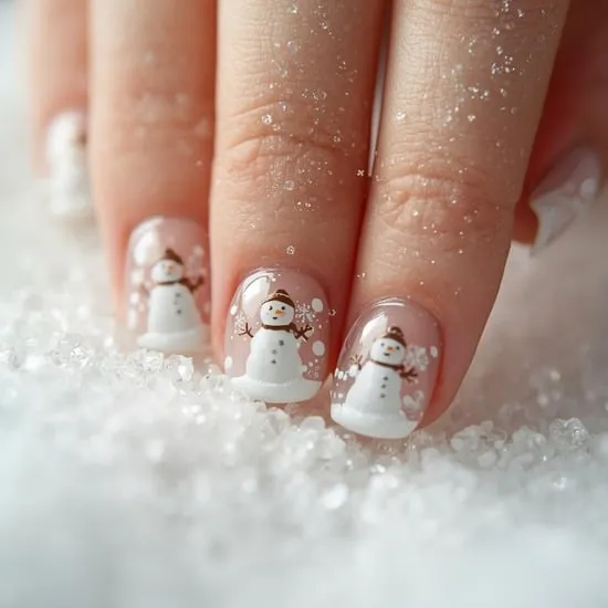 snow globe nails IMG05