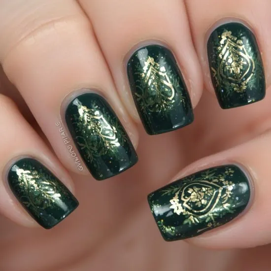 christmas ornament nails IMG06