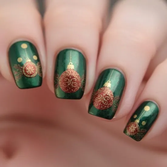 christmas ornament nails IMG06