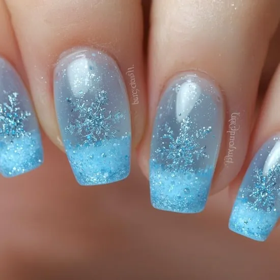snow globe nails IMG07