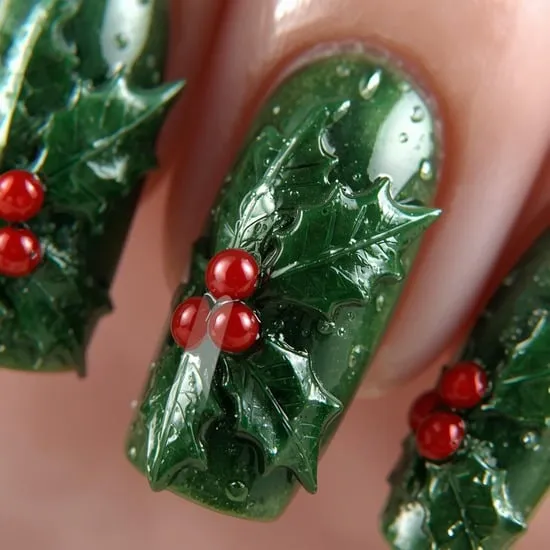 12 cute 3d christmas nails IMG08