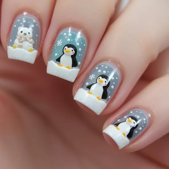 snow globe nails IMG12